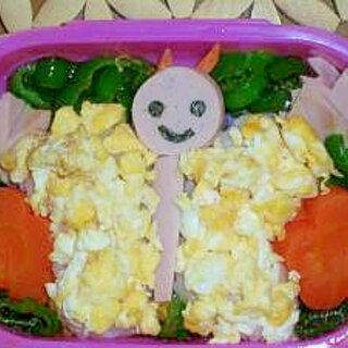 春のお弁当♪ちょうちょ